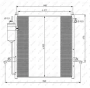 RTG Air Conditioning Condenser Fits Mitsubishi L200 2005-2015 2.4 D 2.5