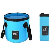 Collapsible 5 Gallon Bucket Wash Basin Folding Water Container Fishing Bucket