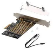 M.2 NVME/SATA SSD PCIe 8Gbps Adapter Card For Windows For Linux For Mac OS