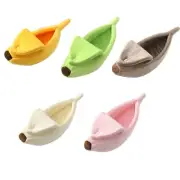 Cats Bed for Indoor Cats Small Dog Warm Bed House Banana Shape Puppies Tent