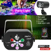 1024 Pattern Laser Projector Light UV+RGB LED Party KTV Club DJ Disco Lamp