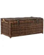 Happimess Caden 46in Wicker Storage Trunk