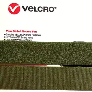 Velcro® Brand 2" MIL-SPEC Olive Green Hook and Loop Set -SEW-ON TYPE- 1 YARD