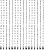 uxcell 20Pcs 5 Inch 12cm Ball Bead Chain, Metal Ball Chain with Connectors for Hanging Ornament Jewelry Necklace Dog Tag Keychain Christmas Decoration,Light Gray