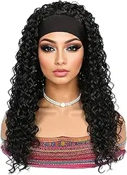 Lmyit Wigs Human Hair, Deep Wave Curly Wig Long Curly Lace Wigs With Breathable Mesh Cap Wear And Go Glueless, Realistic Hair Extensions, Fashion Headwear Hairwigs Fro Women Family Friends