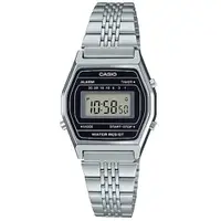 在飛比找ETMall東森購物網優惠-【CASIO 卡西歐】電子錶 中性電子錶 不鏽鋼錶帶 黑色錶