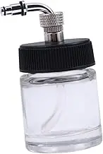 jojofuny 22Cc Airbrush Bottles with Caps Professional Glass Paint Cup for Feed Airbrushes Compatible with and Models Refillable Paint Accessory for Art and Craft