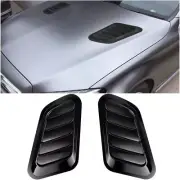 2pcs Universal Hood Air Vents For Car Hood Scoop Bonnet Vent Hood Air Intake Tri