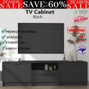 TV Cabinet Engineered Wood TV Stand Unit Storage Cabinet Black Organiser vidaXL