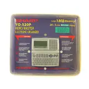 Sharp YO-520P Vintage Memo Master Electronic Organizer Factory Sealed Package