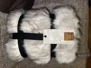 West Elm Faux Fur Throw