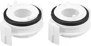 X AUTOHAUX Automotive LED Headlight Bulb Retainer Adapter Holder Socket - Car Headlight Socket - for BMW E46 Plastic Black - 1 Pair