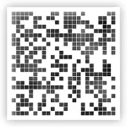 Squares Pattern #8 Pixels Stencil - Choose a Size - Laser-Cut Reusable Plastic