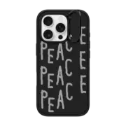 iPhone 16 Pro Impact Ring Stand Case MagSafe Compatible PEACE PEACE PEACE