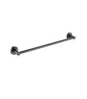 Ideal Single Towel Rail - 900mm (Brushed Gun Metal)