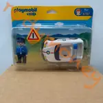 全新 摩比 PLAYMOBIL 6797 POLICE CAR警察 警車警長警察局 123系列樂高幼兒幼童生日禮物情人節