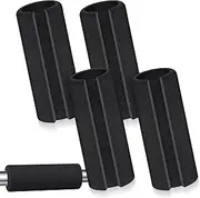 Frienda 4 Pcs Handle Grips 4.25 Inch NBR Rubber Foam Grip Wrap Soft Buffer Tube Cover Buffer Tube Pad Comfortable Handle Covers for Fitness Home Garden Bicycle Exercise Equipment Handlebar Replacement