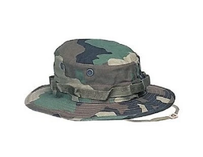 US Army Woodland Camouflage Bdu Uniform Military Boonie Hat Cap S
