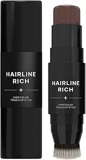 Hair Color Stick - Instant Hairline Concealer, Gray Coverage Pen | Waterproof Root Touch-Up Stick for Thinning Hair, Bald Spots, Quick Hair Dye Solution for Men, Women & Hair Stylists