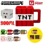 Mug Cup Creeper Steve TNT Coffee Drink Sculpted Water Bottle Kettle Gift Kids AU