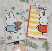 Miffy Mini Face Towel stripe and Pencil Pouch with florals NEW WITH TAGS Spring