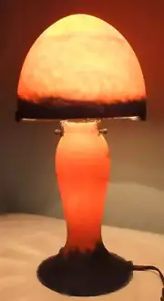 Art Glass Accent Table Lamp
