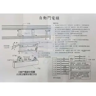 昌運監視器 SOYAL EM-1600-A 自動門陽極鎖 紅外線感應門鎖