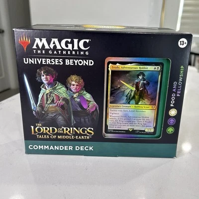 MTG Universes Beyond Magic Commander Deck Lord of The Rings Food And Fellowship