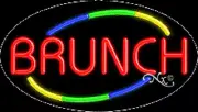 BRAND NEW "BRUNCH" 30x17 OVAL BORDER REAL NEON SIGN w/CUSTOM OPTIONS 14500