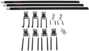 FastTrack Multi-Purpose Rail Garage Storage Kit (15-Piece) Utility Hooks