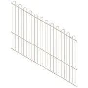ProtectorAl 1201-2400W x 1800H Surfmist Loop Top Pool Fence Panel Raked 16-30º