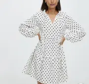 Atmos & Here Polka Dot Dress