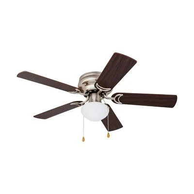 Prominence Home Alvina, 42 Inch Traditional Flush Mount Indoor LED Ceiling Fa...