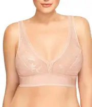 NWT Wacoal Net Effect Soft Cup Bra 810340 Size 38: Rosedust Nude (62)