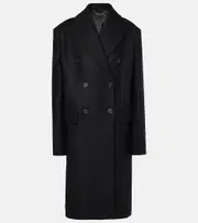 [Toteme] Toteme Double-breasted wool-blend coat AU 4 black