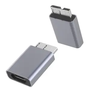 Dou Micro B USB3.0 適配器轉 USB C Type-C 母頭硬盤適配器連接器