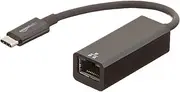 Amazon Basics USB 3.1 Type-C to Ethernet Adapter for Mac/PC - Black, 5-Pack