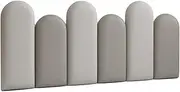 3D Kids Anti-Collision Wall Stickers Anti-Collision Wall Padding, Upholstered Headboard Panel, Peel and Stick 3D Mat, Playroom Protection Sticker, Height 50cm