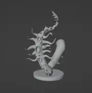 Tentacle Monster Manual 28mm Scale DND D&D Tabletop Mini
