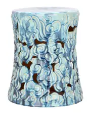 Safavieh Indoor/Outdoor Ocean Cloud Garden Stool