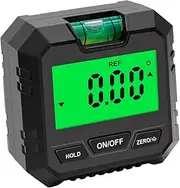 FOYTOKI Digital Angle Gauge Inclinometer Lcd Display Multi-purpose Measurement Tool for Automotive Masonry Magnetic Base for Convenient Attachment Data Lock Function Accurate Readings up