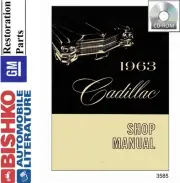 1963 Cadillac Deville Eldorado Service Shop Repair Manual CD Engine Drivetrain (for: Cadillac)