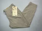 Rei Co-op Mens Pants XL Beige Stretch Drawstring Tapered Relaxed Ankle NWT