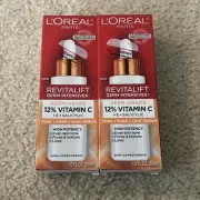 (2 PACK) L'Oreal Paris Revitalift Derm Intensives 12% Vitamin C +E Salicylic 1OZ