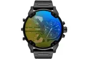 Diesel DZ7460 Mr. Daddy 2.0 Two-Hand Black-Tone Stainless Steel Watch
