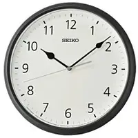 在飛比找蝦皮購物優惠-SEIKO CLOCK 日本精工黑色塑膠外框精緻簡約靜音掛鐘