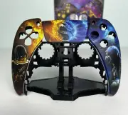 Mortal Kombat Scorpion Vs Subzero Custom Replacement Shell for PS5 Controller