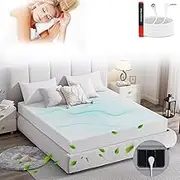 Grounding Sheets 89% Organic Cotton 11% Pure Silver Fiber Superior Earthing Fitted Sheet Earth Connected Bed Sheet with Test Pen and Long Grounding Cord (King 76"x 80"x 15" Off-White)