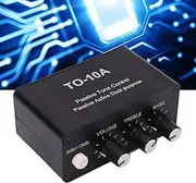 SustVita 3.5mm Input Output, Mini Stereo Audio Preamplifier and Small Headphone Amplifier NE5532 with Treble Bass Volume Control for Portable Devices