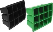 Toddmomy Germination Starter Tray Set 2-Pack Plant Propagator for Home or Nursery Greenhouse Accessory